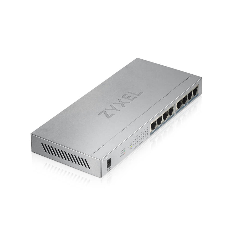 Zyxel Switch  8x GE GS1008 PoE+