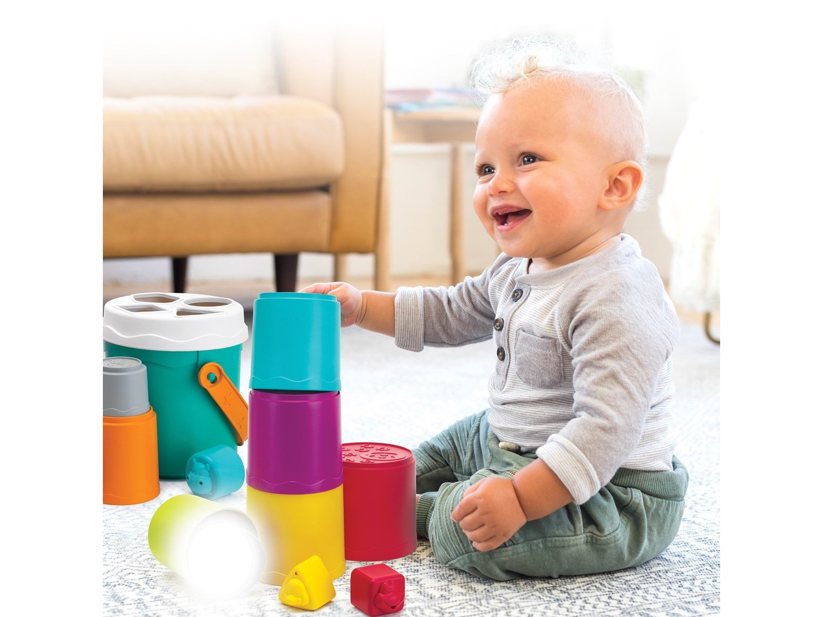 B-Kids Infantino Stack tower