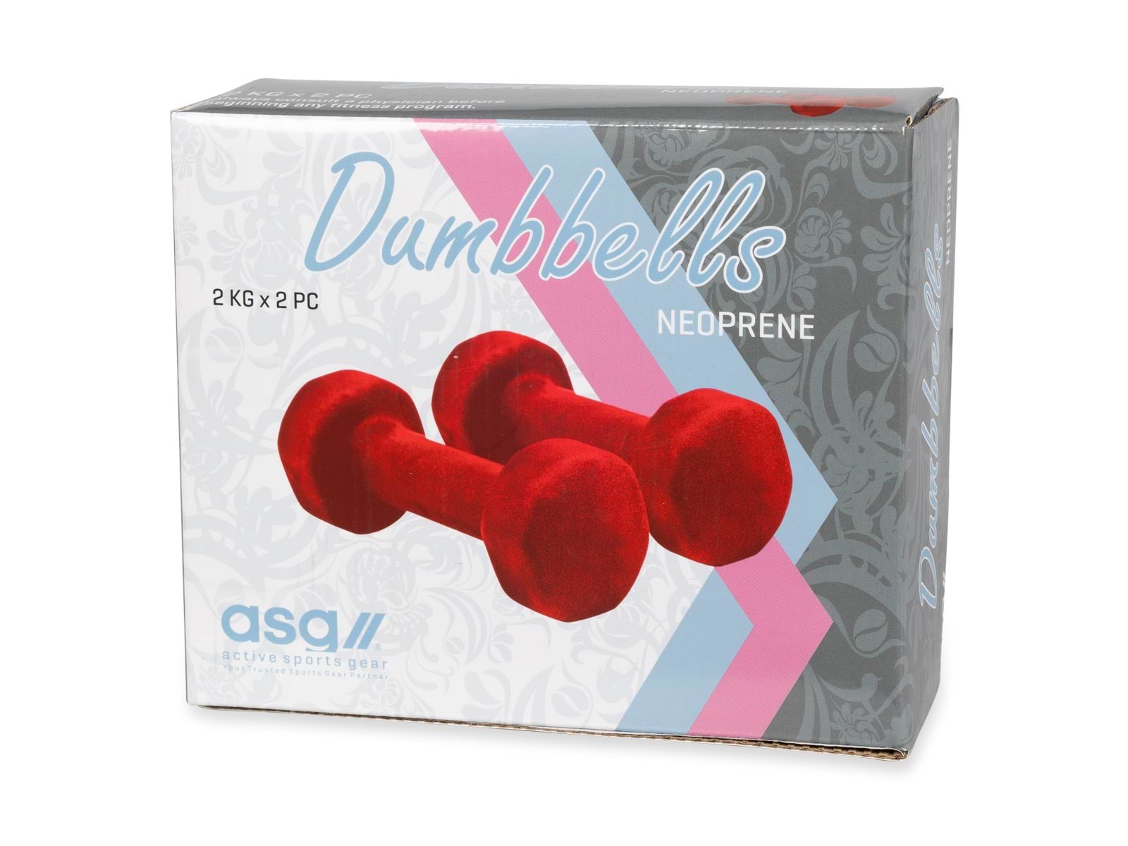 ASG Handweight Set 2 kg Neoprene