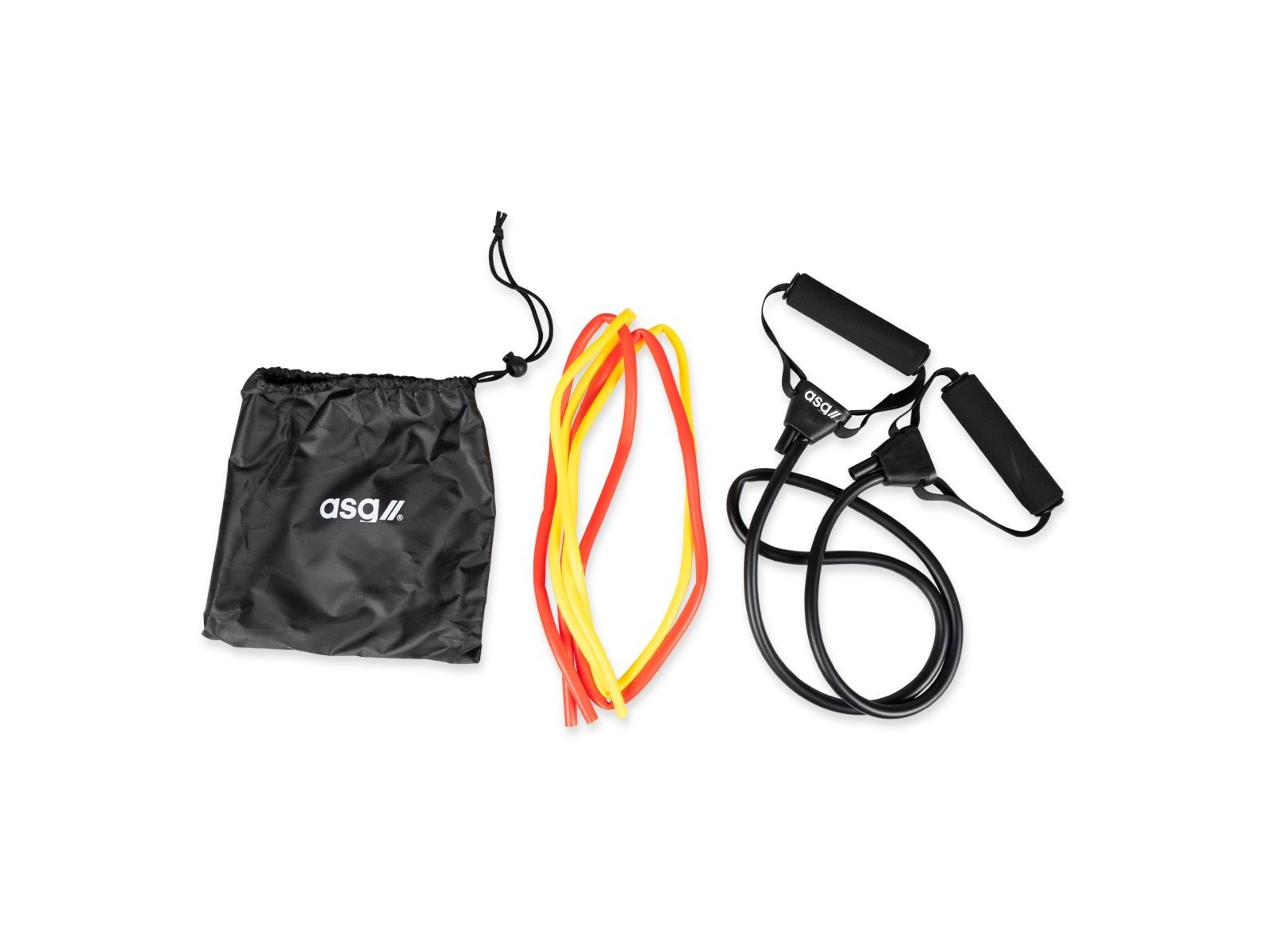 ASG Adjustable resistance band w. handle