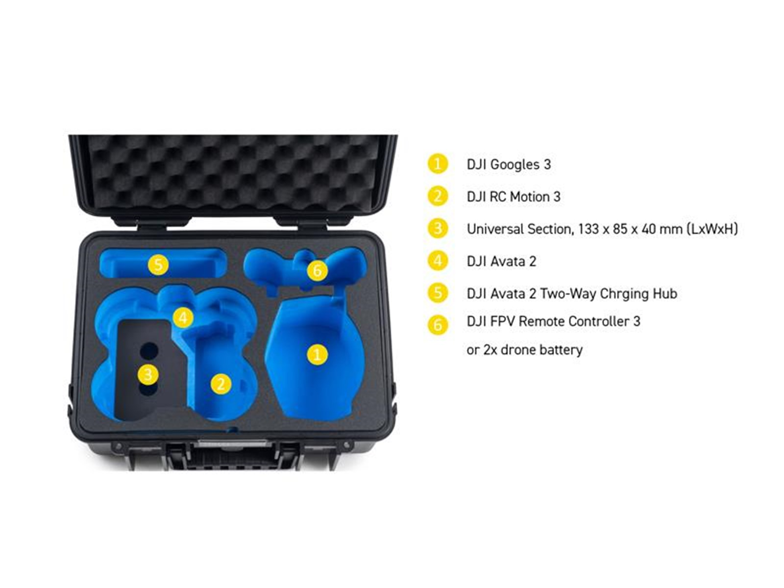 B&W International Case B&W Type 4000 for DJI Avata 2 - Green