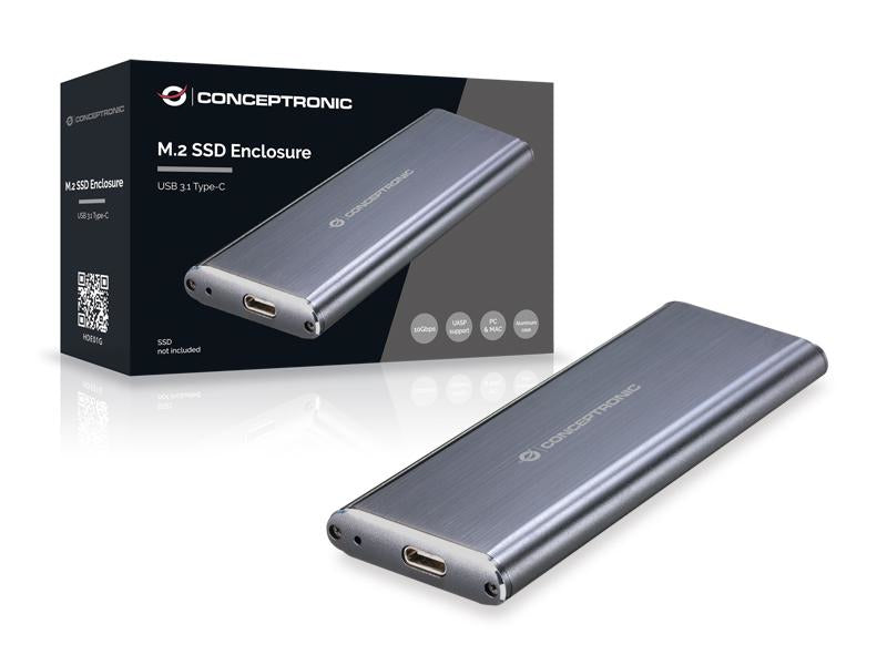 CONCEPTRONIC SSD Gehдuse B-Key M.2 -> B/B&M-Key  USB 3.2  gr