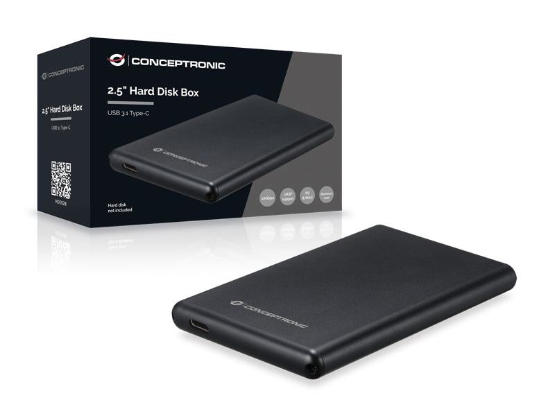 CONCEPTRONIC SSD Gehдuse 2.5" SATA I-III HDD/SSD USB 3.2  sw