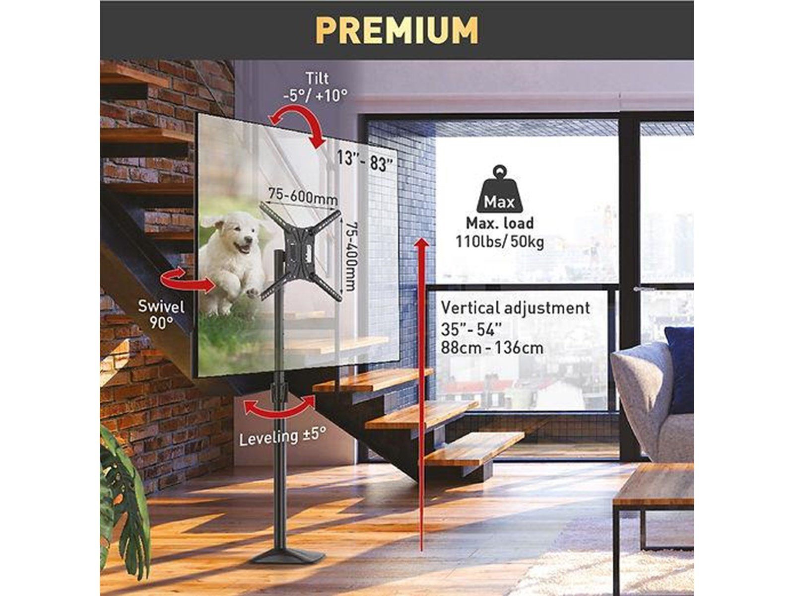 Barkan Mounting Systems FS420 TV mount 50 kg