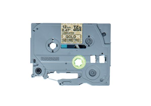 Brother Original P-Touch Farbband TZe-MPGG31 Schwarz auf Geometriemuster (TZEMPGG31)