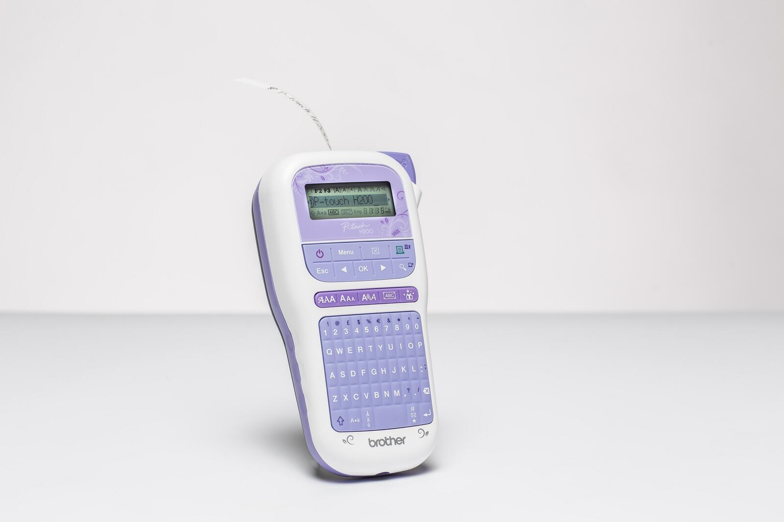 Brother P-touch PT-H200 mobiles Beschriftungsgerät (Thermotransfer, 20 mm/Sekunde, 180dpi, Qwertz)(PTH200ZG1)