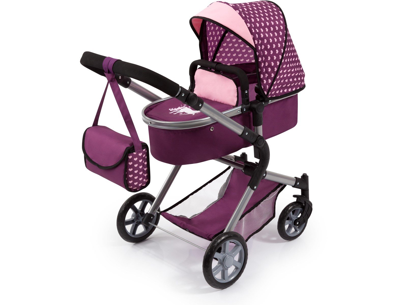 Bayer Design Dolls Pram City Neo - Purple