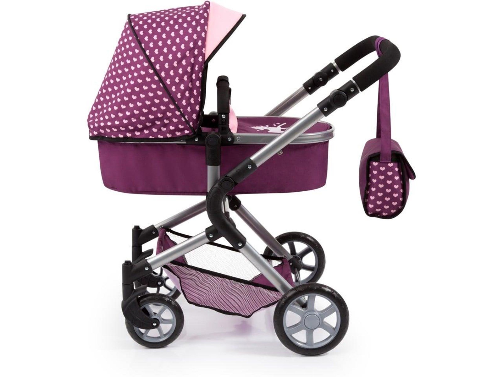 Bayer Design Dolls Pram City Neo - Purple