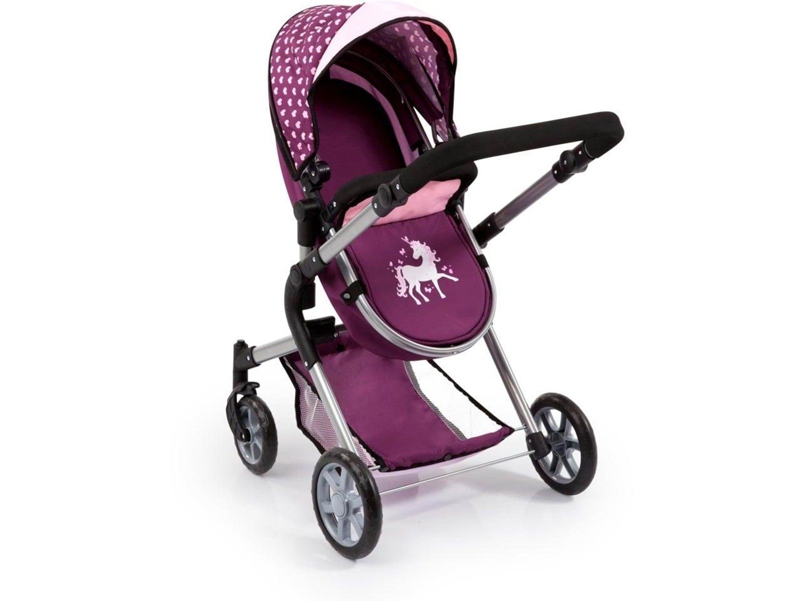 Bayer Design Dolls Pram City Neo - Purple