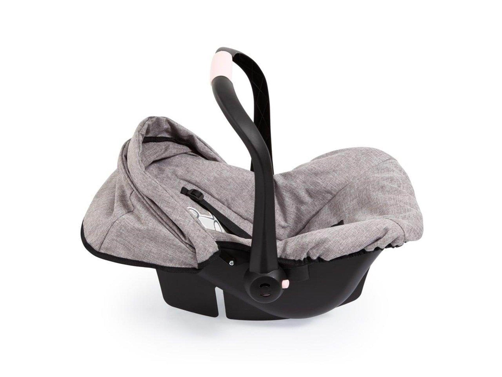 Bayer Design Deluxe Car Seat with Canopy for Dolls - Grey (67910AA)