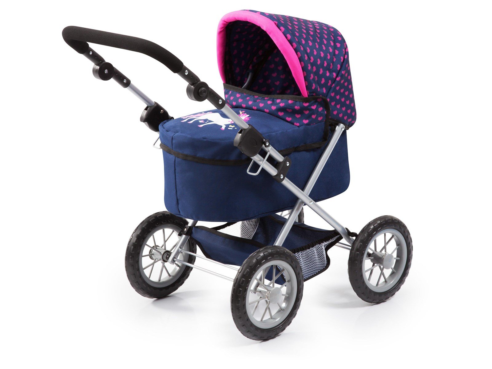 Bayer Design Doll's Pram Trendy - Dark Blue