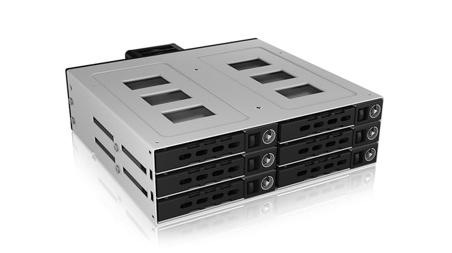 Backplane IcyBox 6x2,5" SATA/SAS HDD/SSD -> 1x 5.25" Schacht