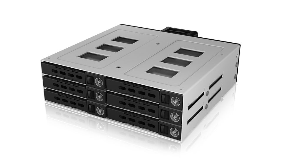 Backplane IcyBox 6x2,5" SATA/SAS HDD/SSD -> 1x 5.25" Schacht