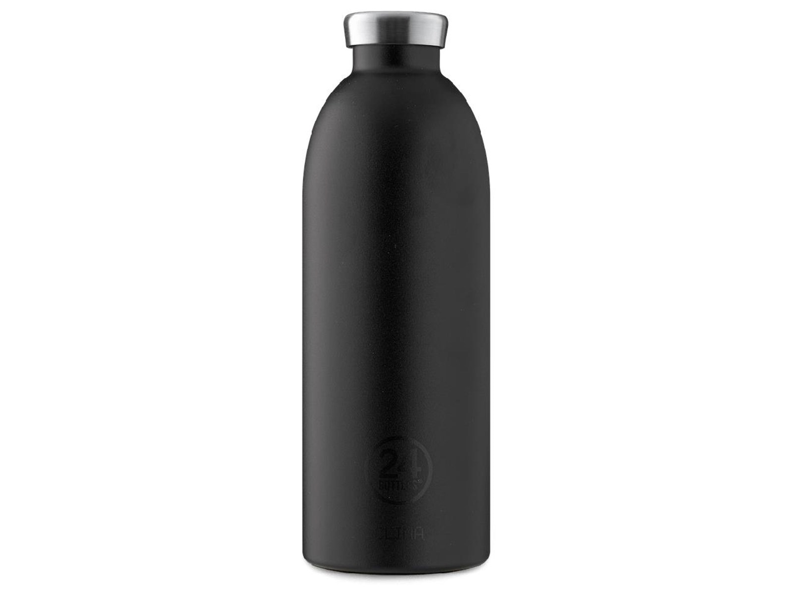 24Bottles Clima Bottle 0.85 L - Stone Finish - Tuxedo Black