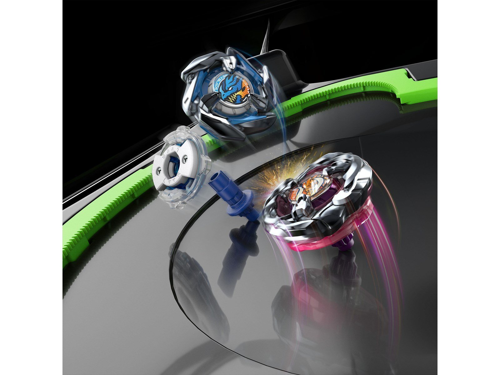Beyblade X Xtreme Battle Set with Beystadium 2 Right-Spinning Top Toys and 2 Launchers