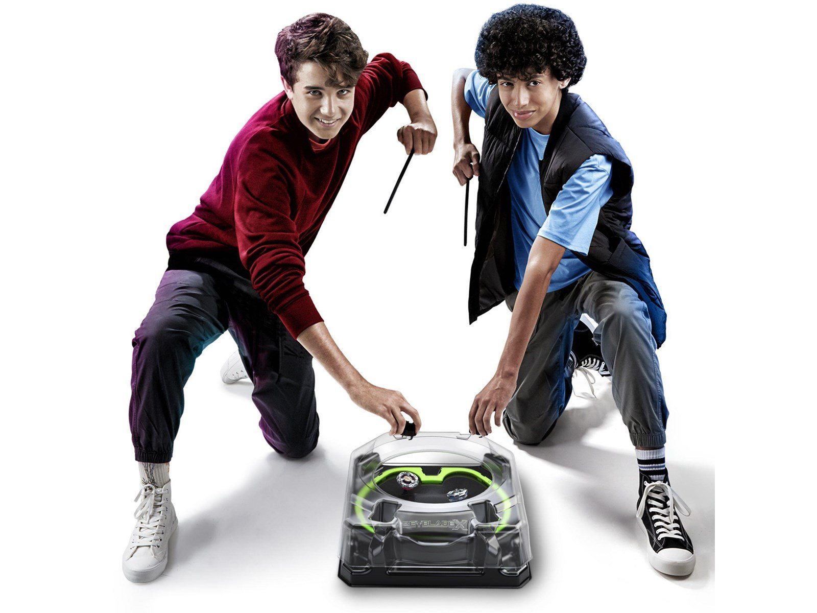 Beyblade X Xtreme Battle Set with Beystadium 2 Right-Spinning Top Toys and 2 Launchers