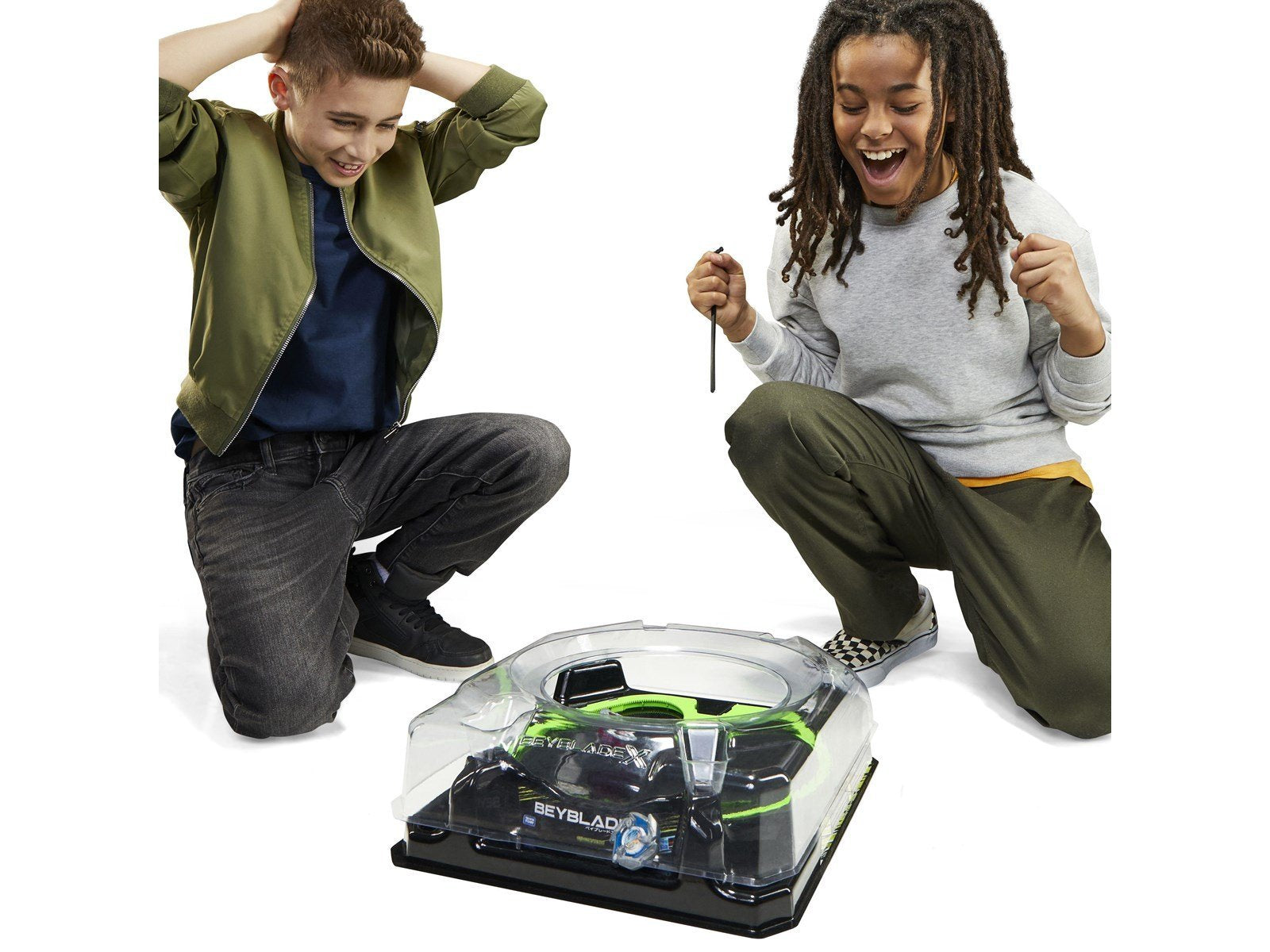Beyblade X Xtreme Battle Set with Beystadium 2 Right-Spinning Top Toys and 2 Launchers