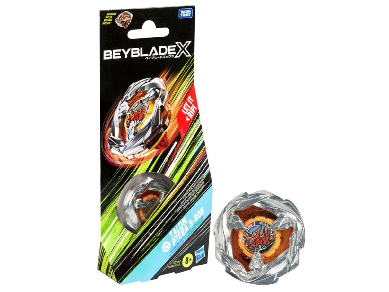 Beyblade X Talon Ptera 3-80B Booster Pack Set with Stamina Type top Ages 8+