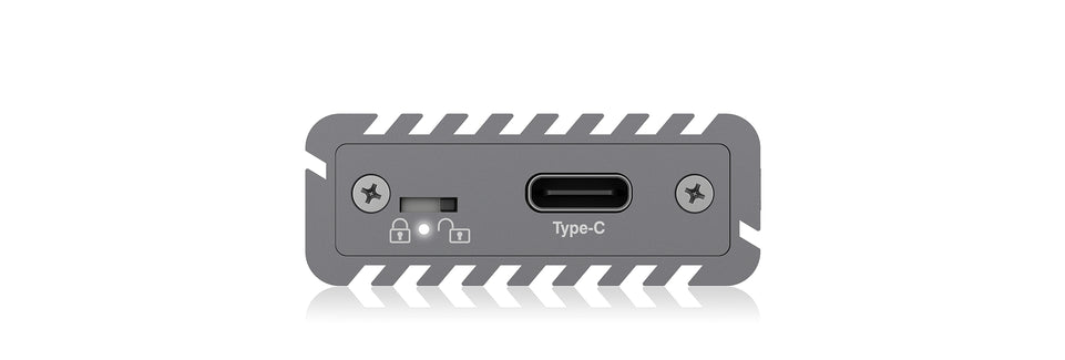 Geh. IcyBox USB 3.1 Typ-C M.2 NVMe SSD Gehдuse extern