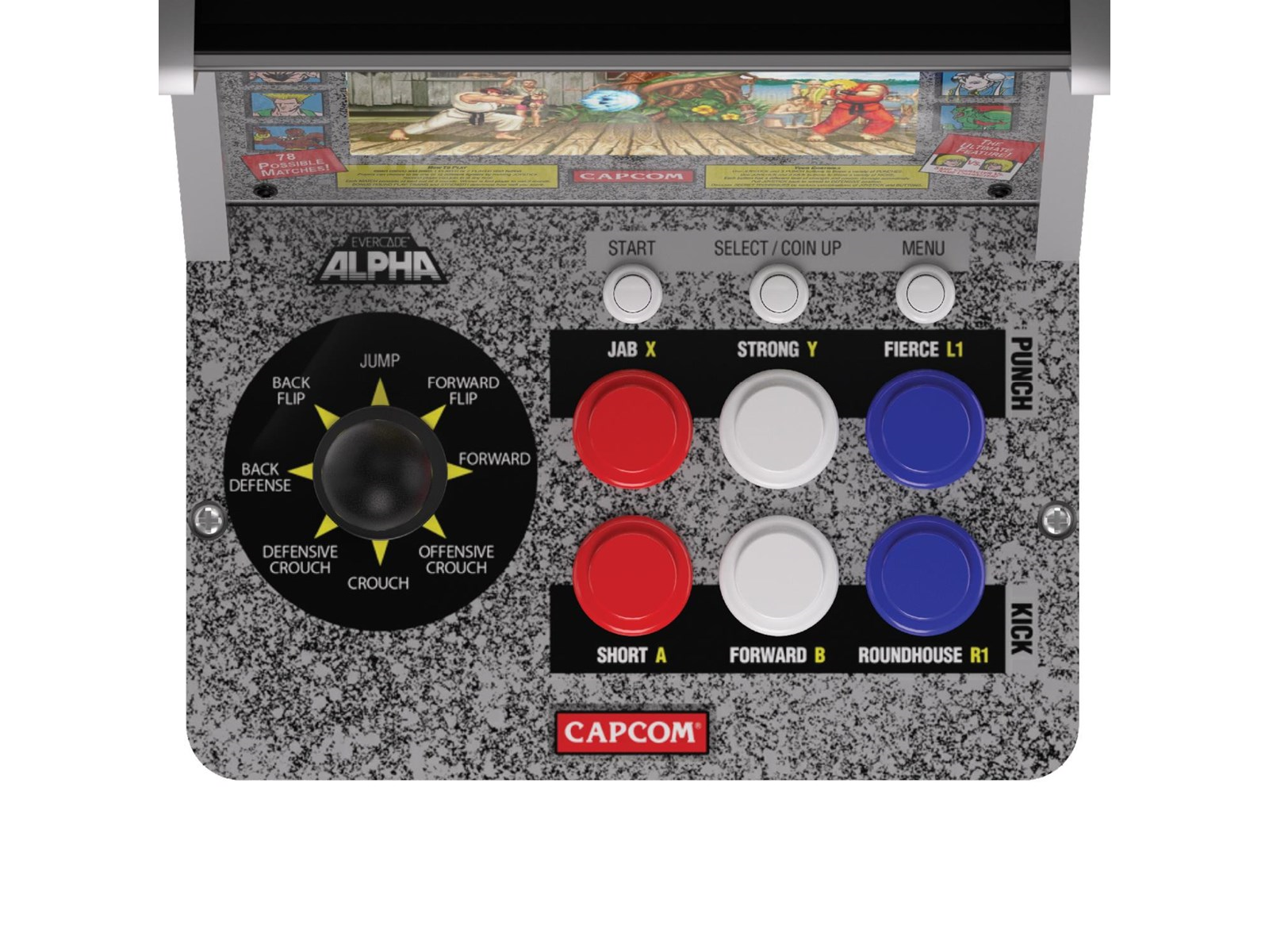 Blaze Evercade EVERCADE ALPHA STREET FIGHTER BARTOP ARCADE