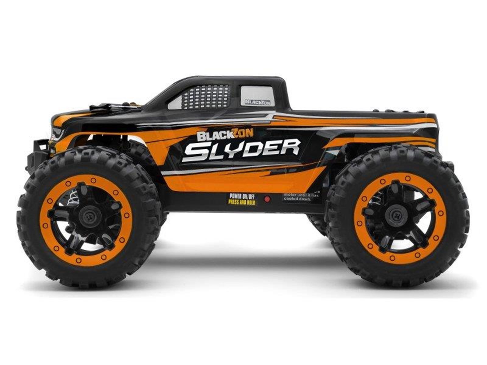 BLACKZON Slyder MT 1/16 4WD Electric Monster Truck - Orange