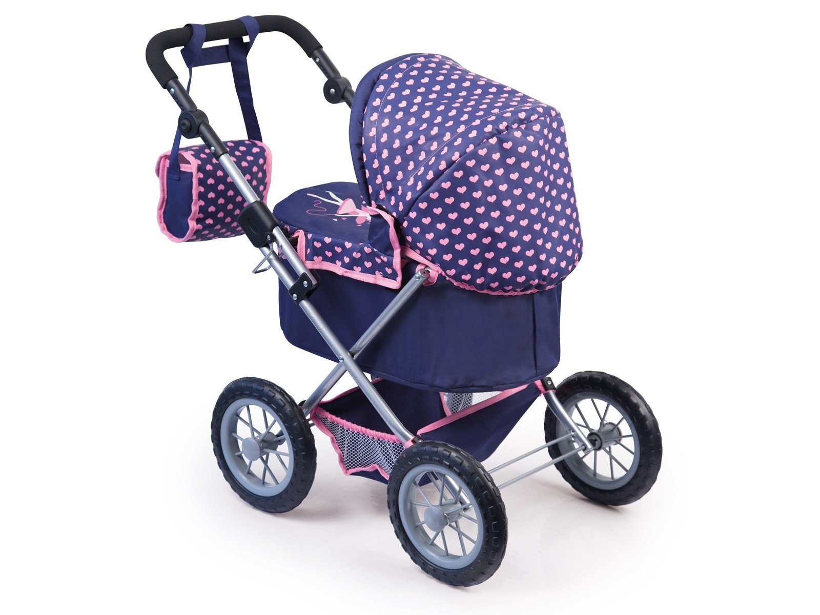 Bayer Design Doll's Pram Trendy - Navy (13052AA)