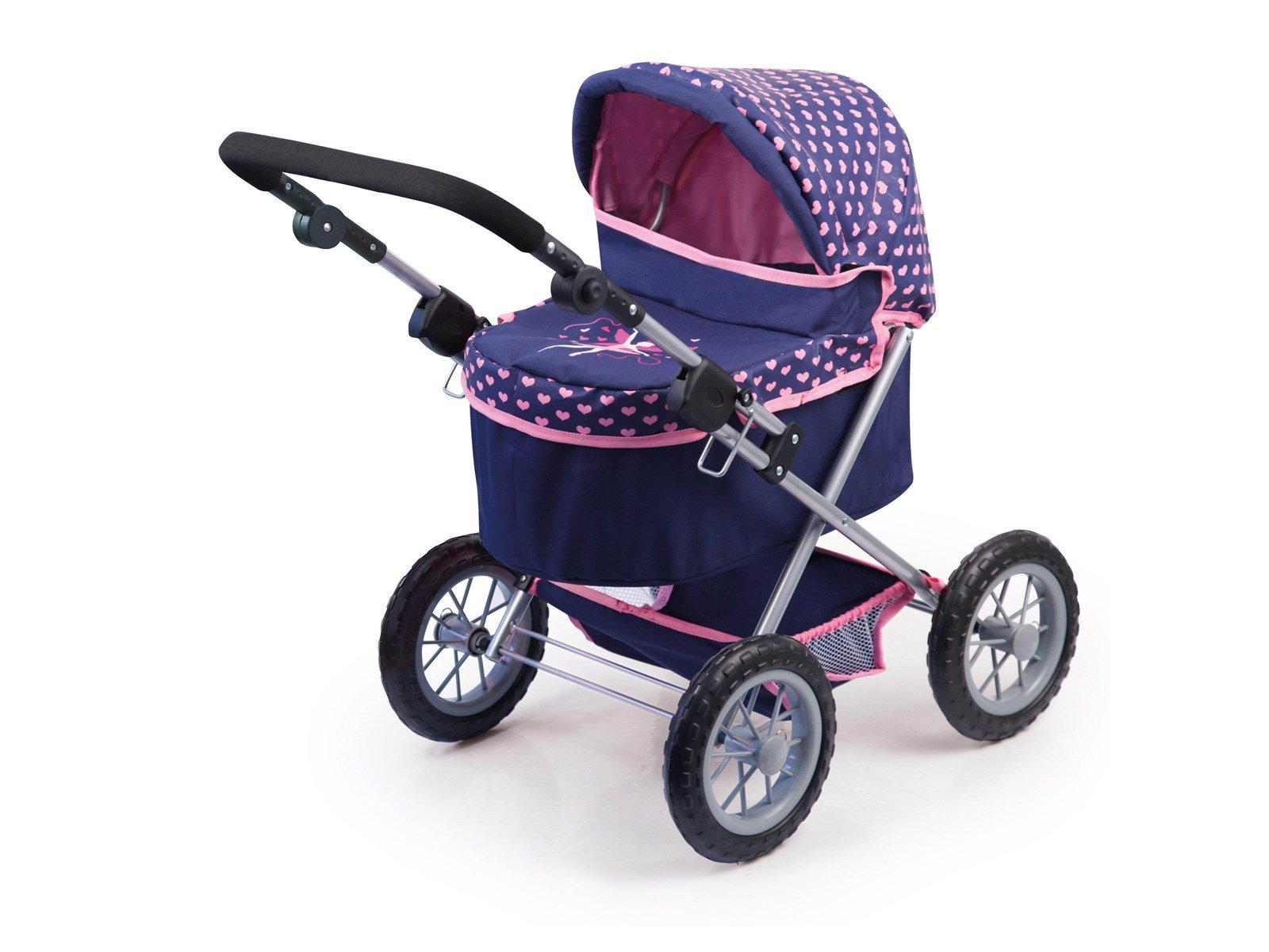 Bayer Design Doll's Pram Trendy - Navy (13052AA)