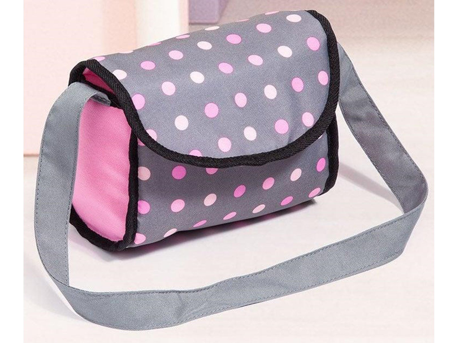 Bayer Design Doll's Pram City Star - Grey/Pink (13666AA)