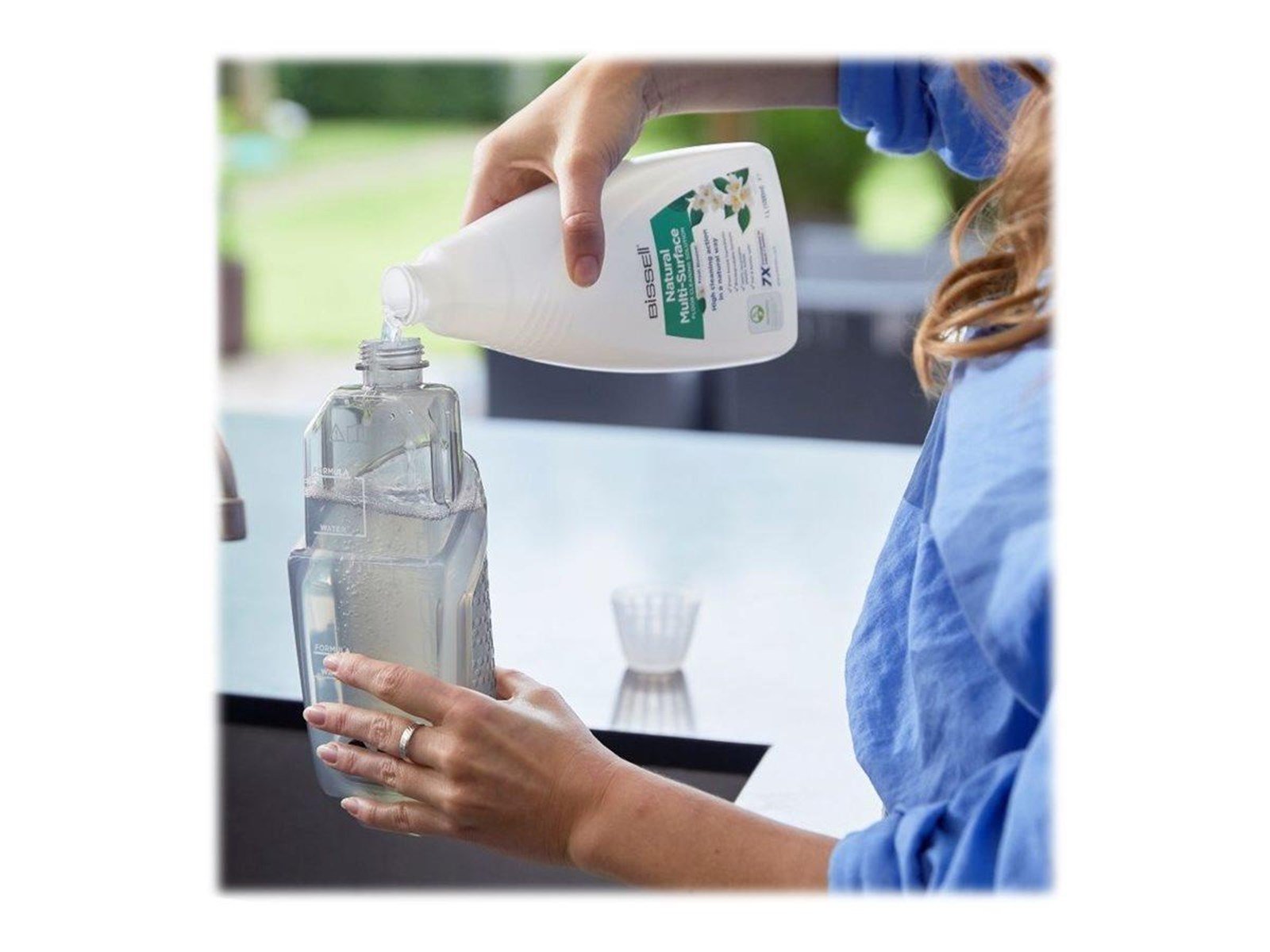 Bissell Handstaubsauger CrossWave C3 Select 3551N - vacuum cleaner - stick - black/blue/titanium