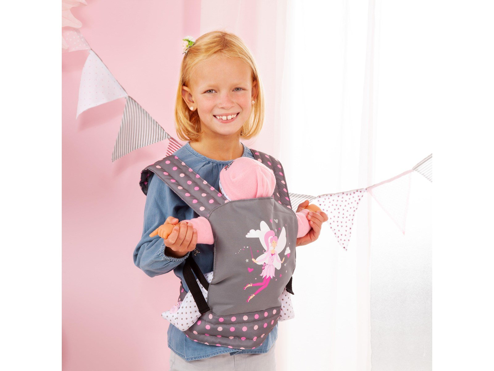Bayer Design Doll Carrier - Grey