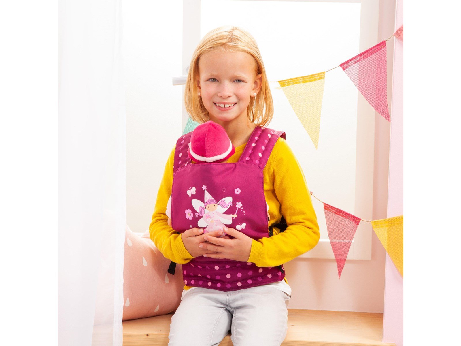 Bayer Design Doll Carrier - Rose Pink (62267AA)