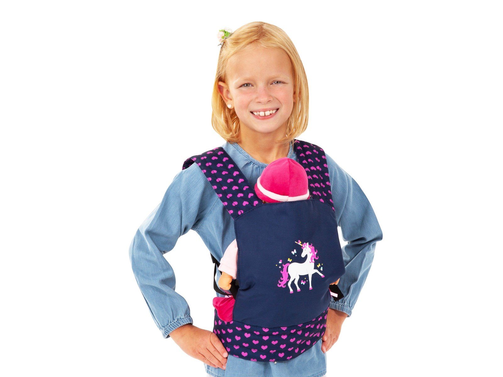 Bayer Design Doll Carrier - Navy (62254AA)