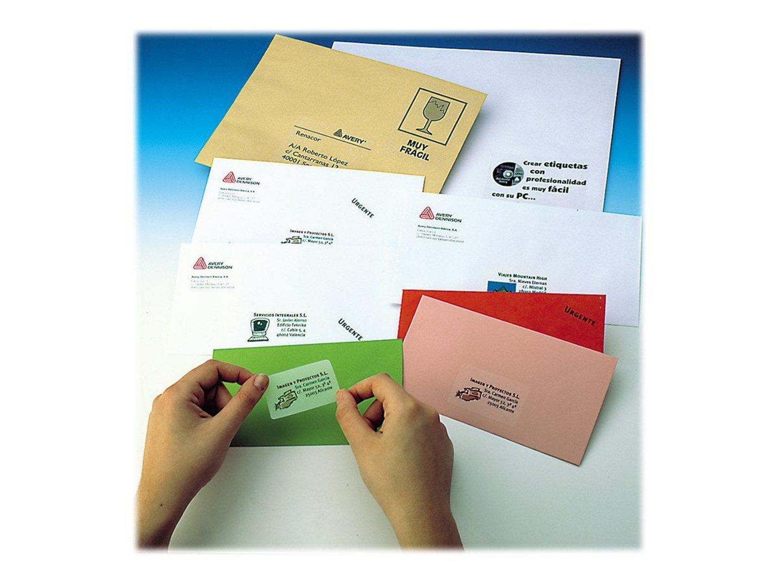 Avery - labels - 25 label(s) - A4