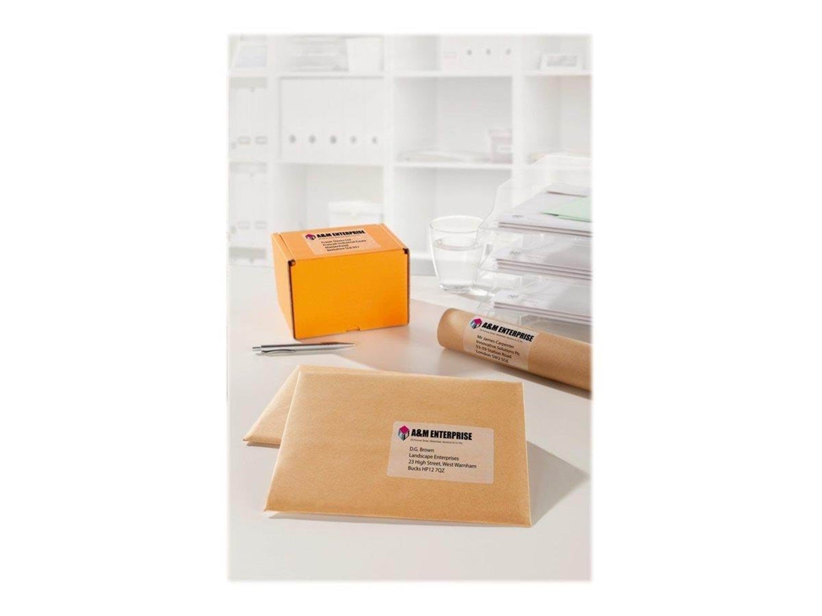 Avery - transparent address labels - 25 label(s) - A4