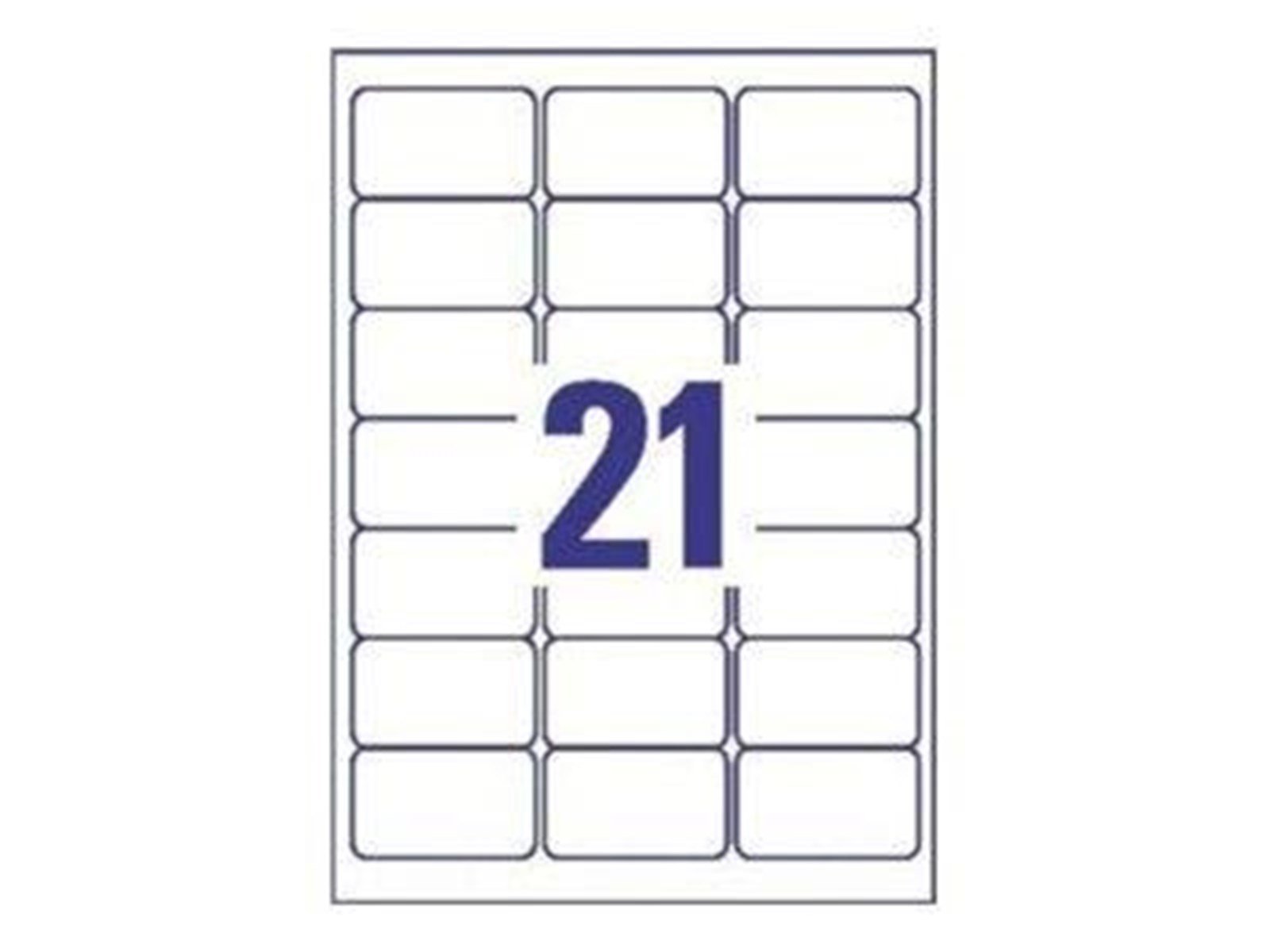 Avery - address labels - 525 label(s) - 63.5 x 38.1 mm