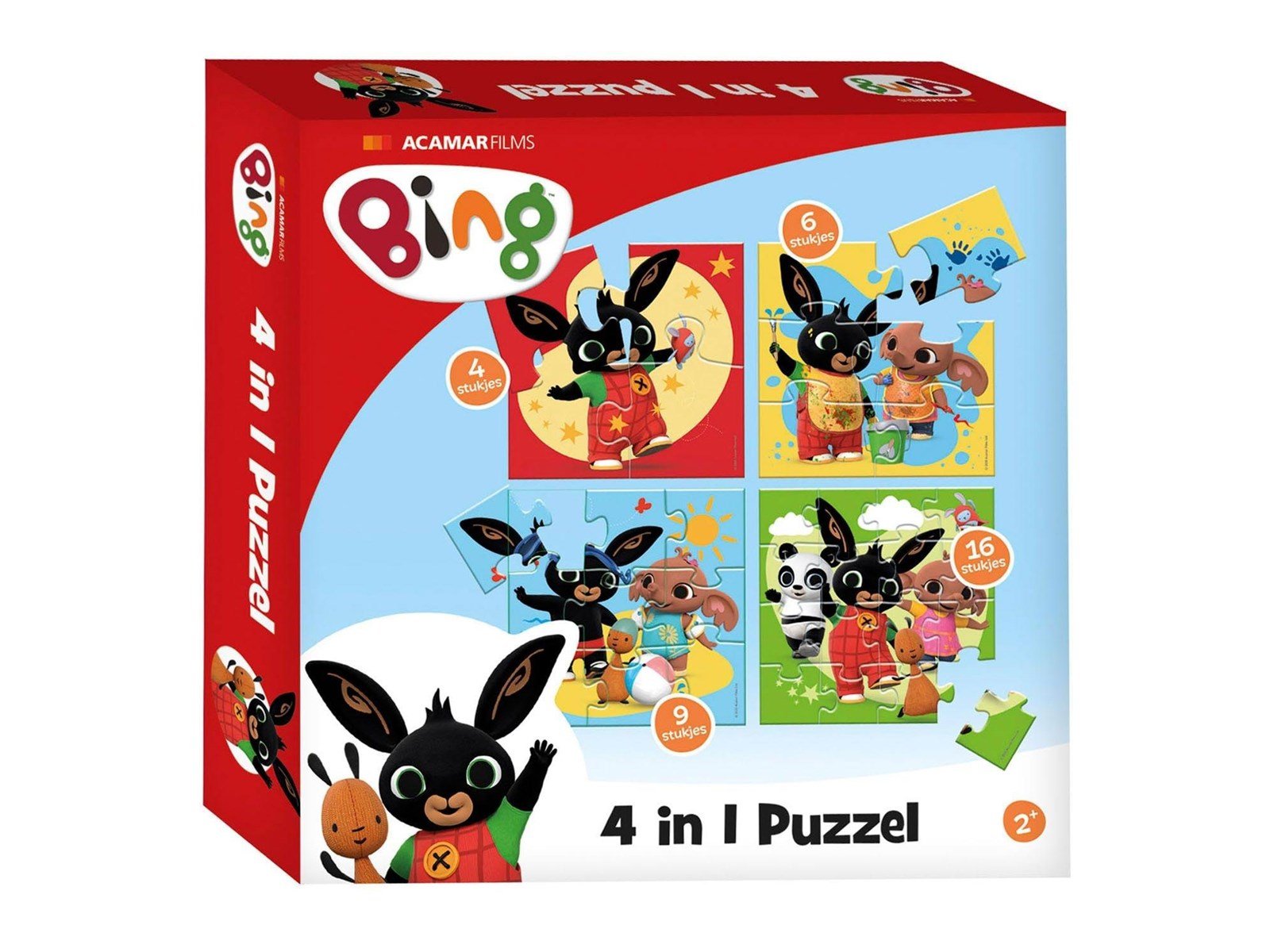 Bambolino Toys Bing Puzzle 4in1 Boden