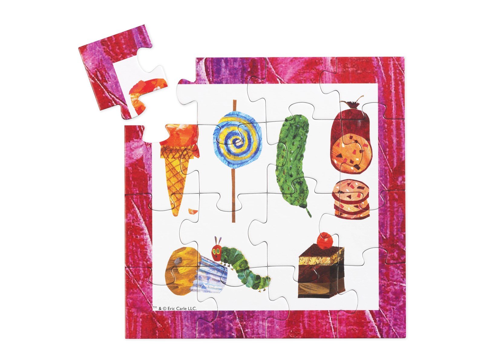 Bambolino Toys The Very Hungry Caterpillar 4-1 puzzel Boden