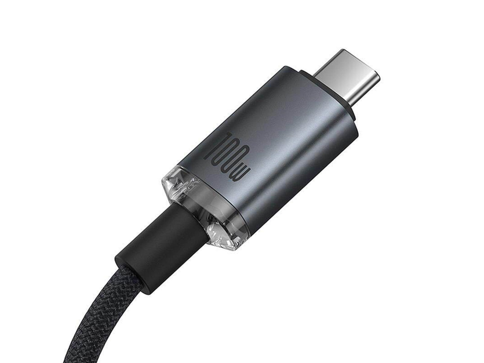Baseus Fast Charging Cable  Crystal Shine USB-C to USB-C 100W 1.5m 20Gb (black)
