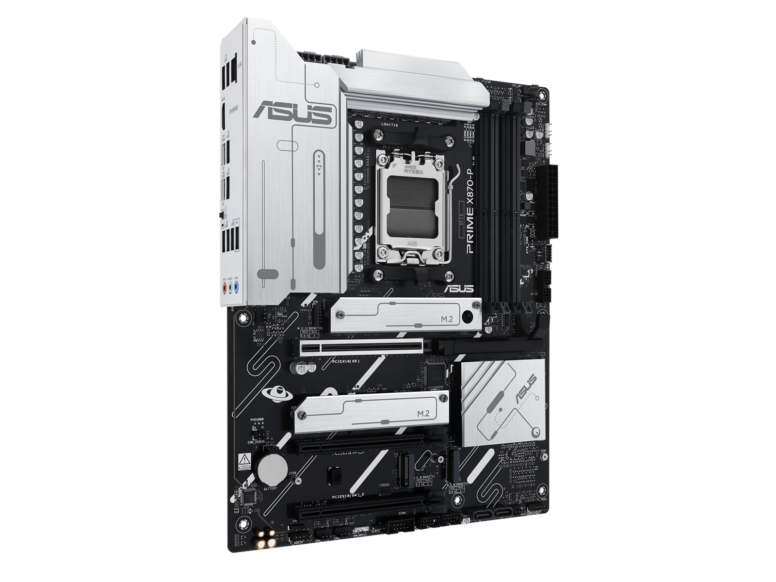 ASUS PRIME X870-P Mainboard - AMD X870 - AMD AM5 socket - DDR5 RAM - ATX