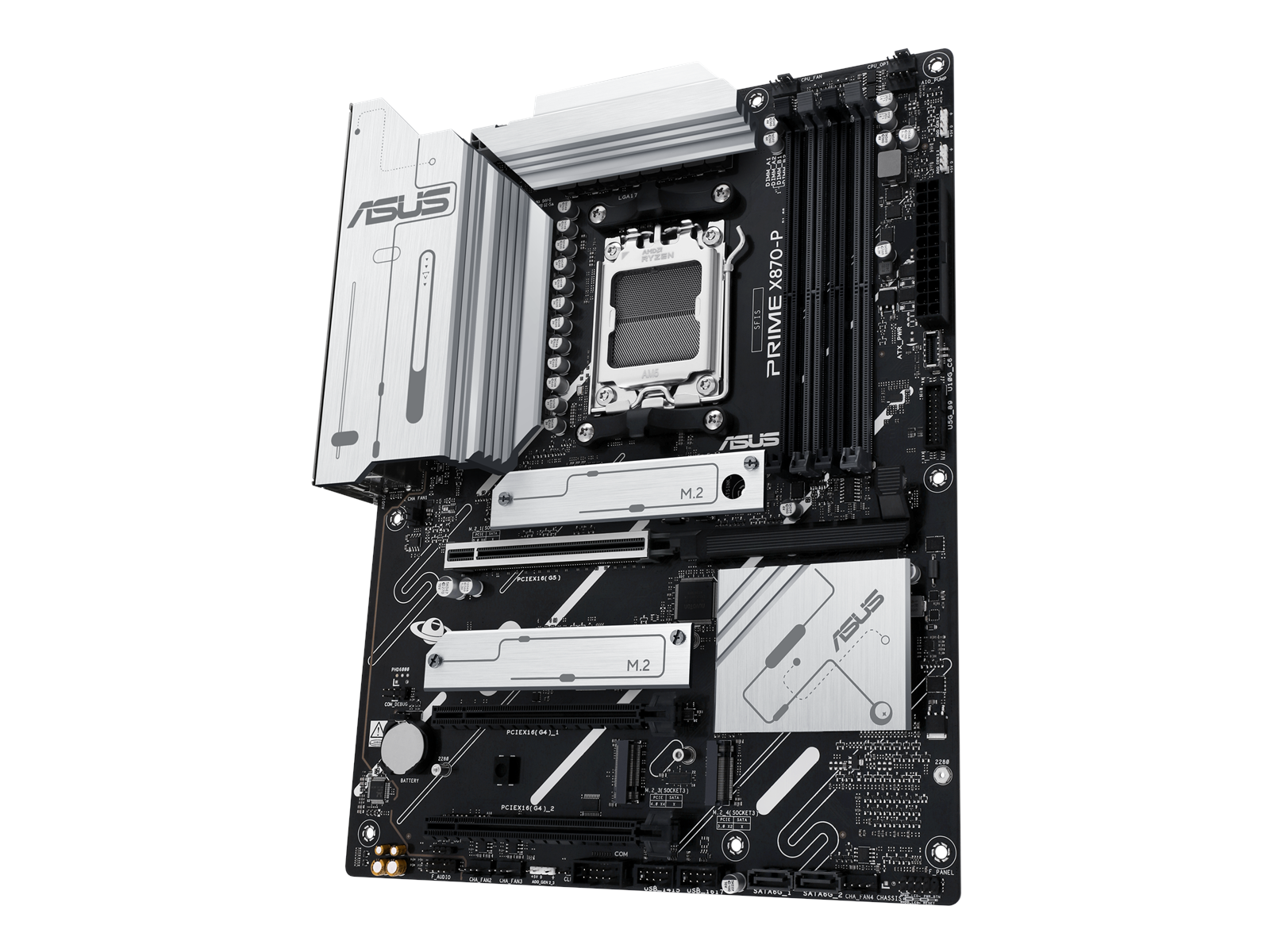 ASUS PRIME X870-P Mainboard - AMD X870 - AMD AM5 socket - DDR5 RAM - ATX