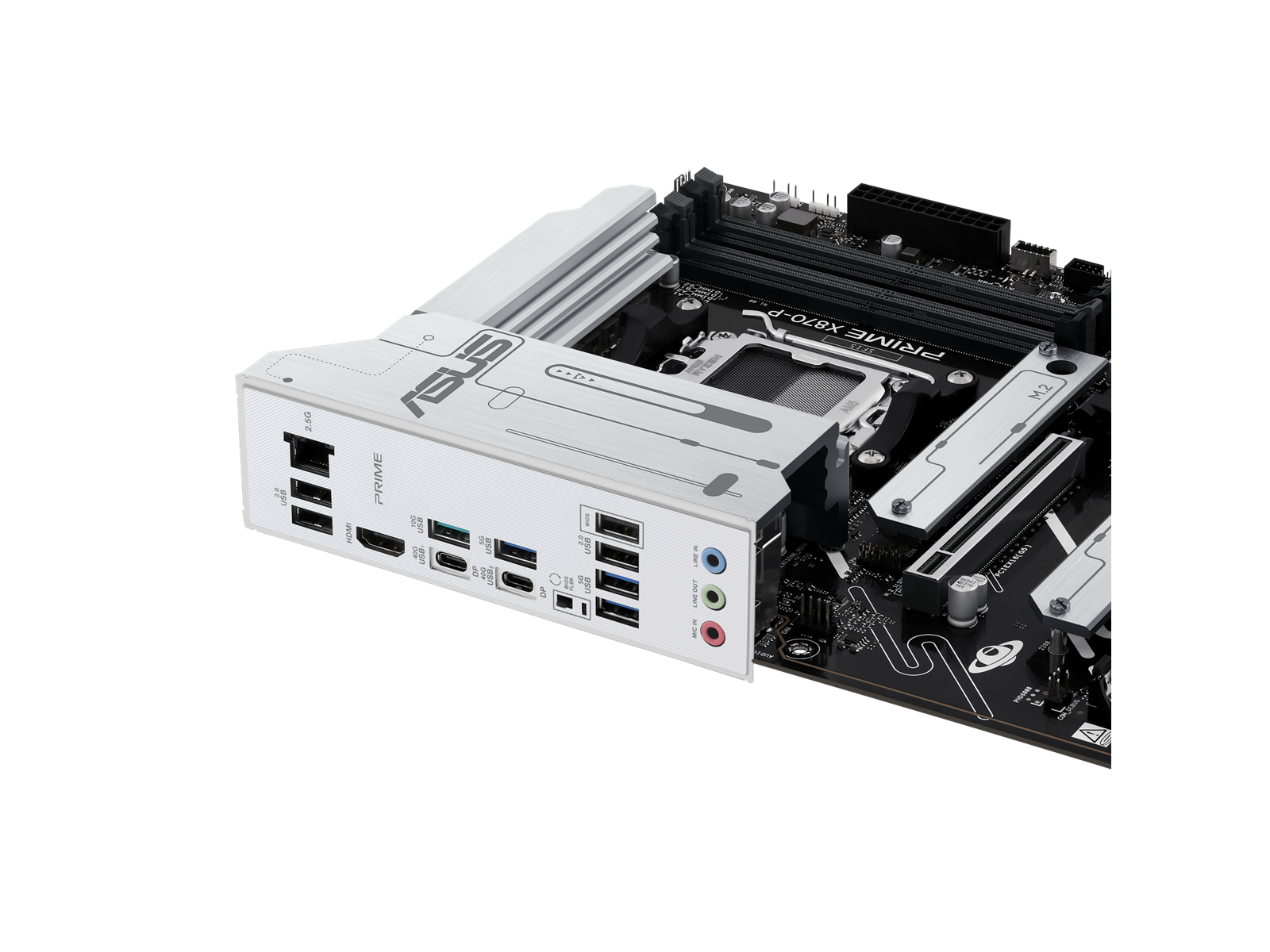 ASUS PRIME X870-P Mainboard - AMD X870 - AMD AM5 socket - DDR5 RAM - ATX