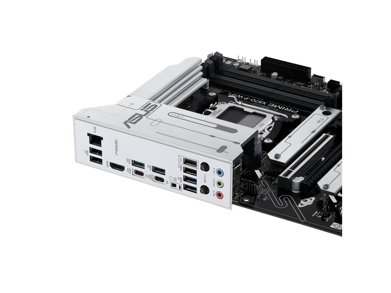 ASUS PRIME X870-P WIFI Mainboard - AMD X870 - AMD AM5 socket - DDR5 RAM - ATX