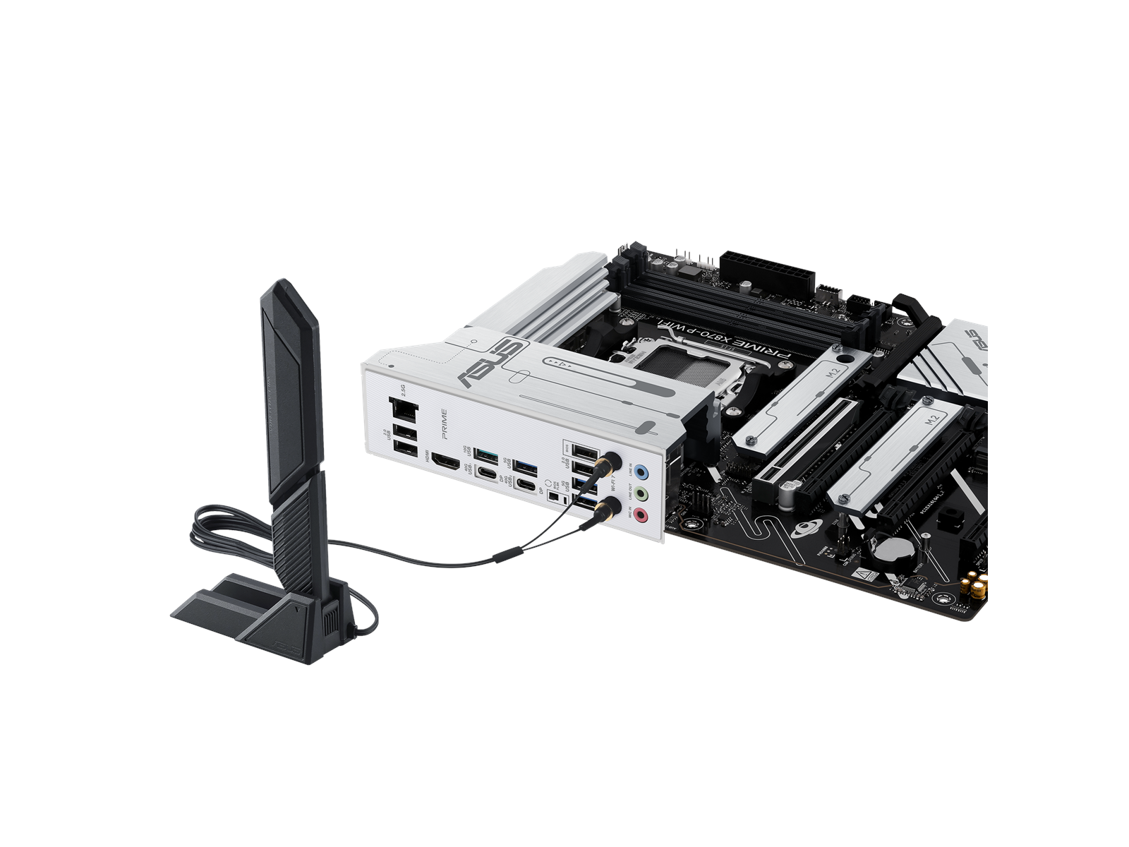 ASUS PRIME X870-P WIFI Mainboard - AMD X870 - AMD AM5 socket - DDR5 RAM - ATX