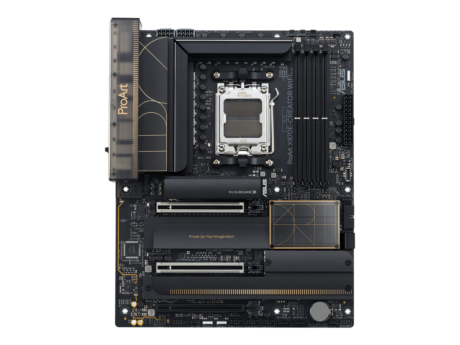 ASUS PROART X870E-CREATOR WIFI Mainboard - AMD X870E - AMD AM5 socket - DDR5 RAM - ATX