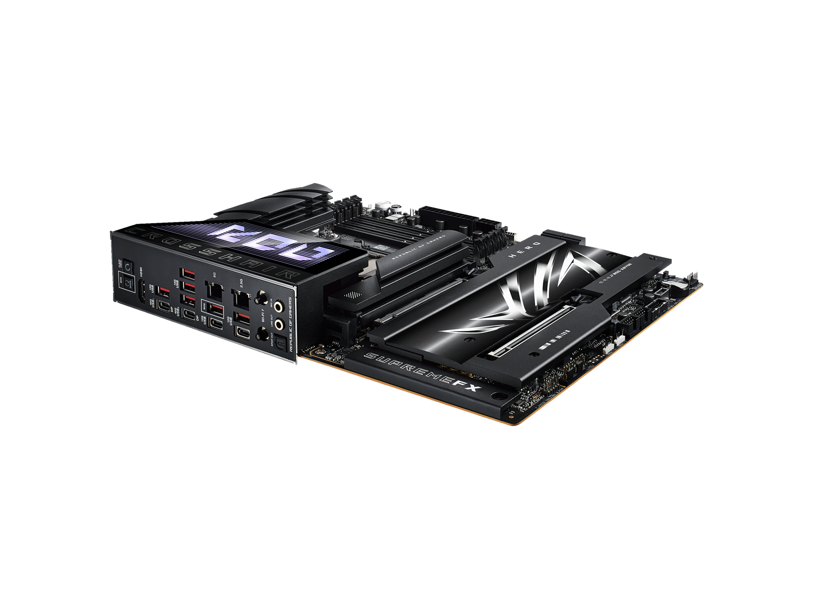 ASUS ROG CROSSHAIR X870E HERO Mainboard - AMD X870E - AMD AM5 socket - DDR5 RAM - ATX