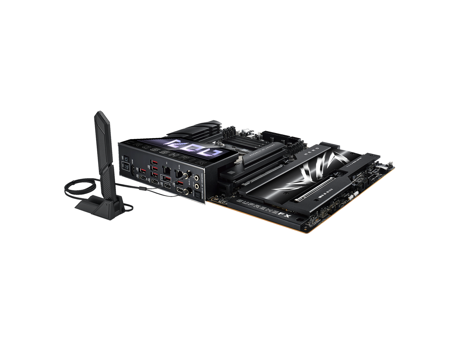 ASUS ROG CROSSHAIR X870E HERO Mainboard - AMD X870E - AMD AM5 socket - DDR5 RAM - ATX