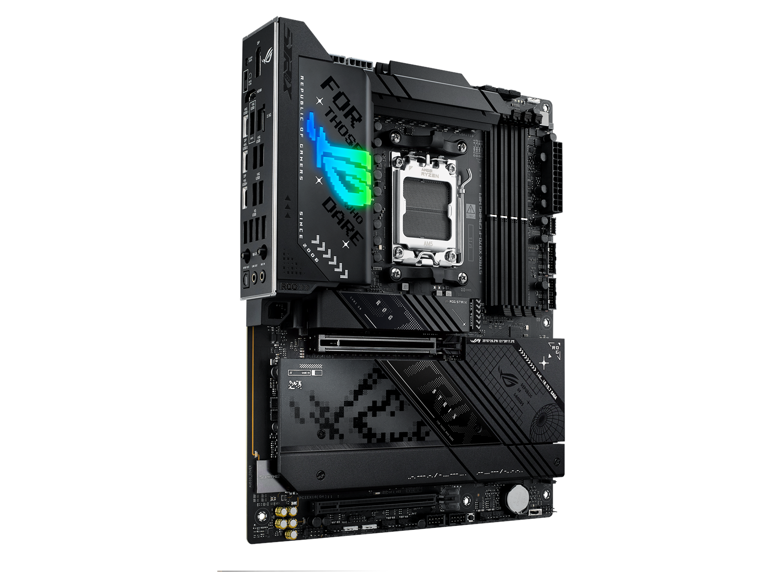 ASUS ROG STRIX X870-F GAMING WIFI Mainboard - AMD X870 - AMD AM5 socket - DDR5 RAM - ATX