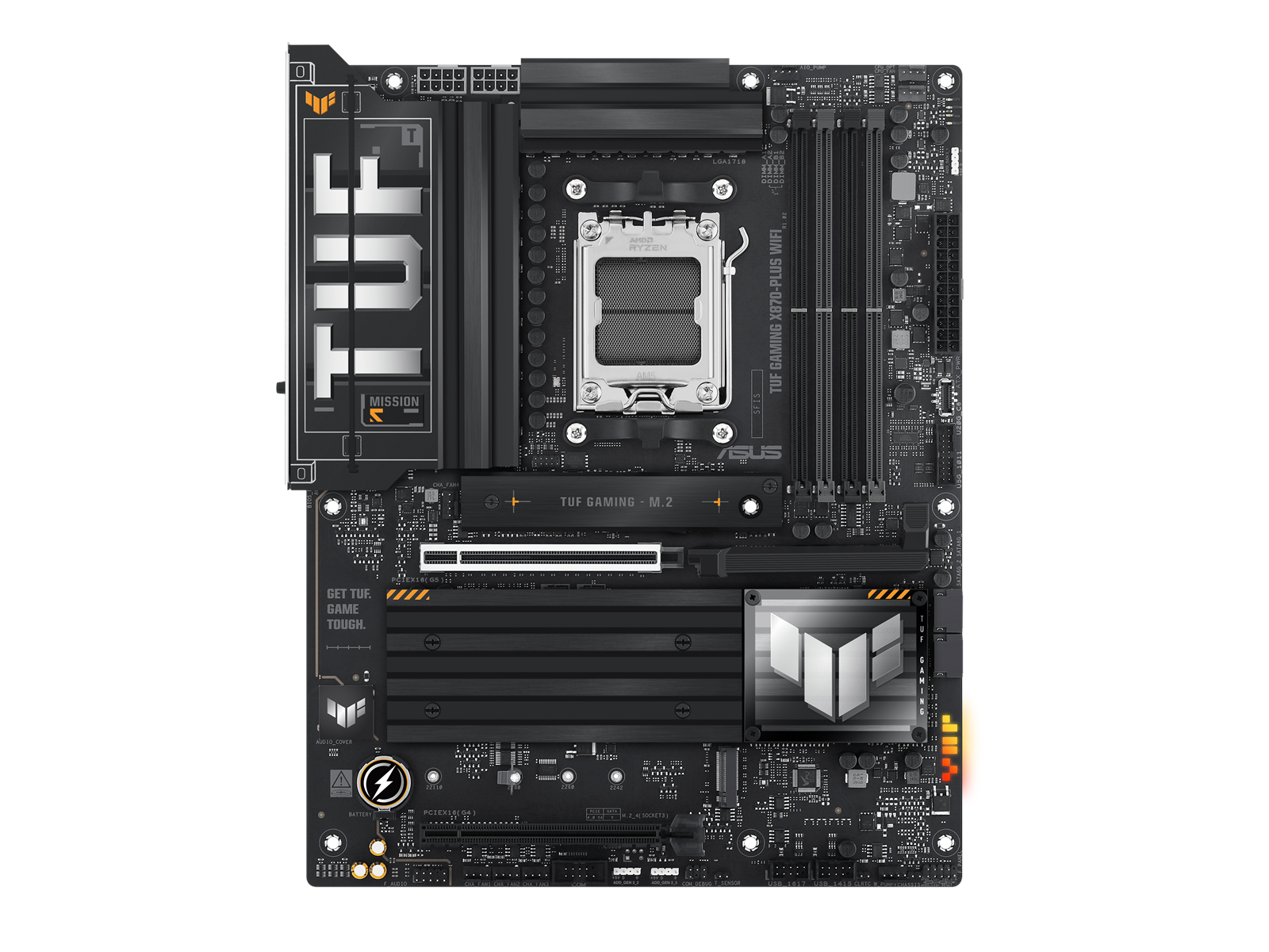 ASUS TUF GAMING X870-PLUS WIFI Mainboard - AMD X870 - AMD AM5 socket - DDR5 RAM - ATX
