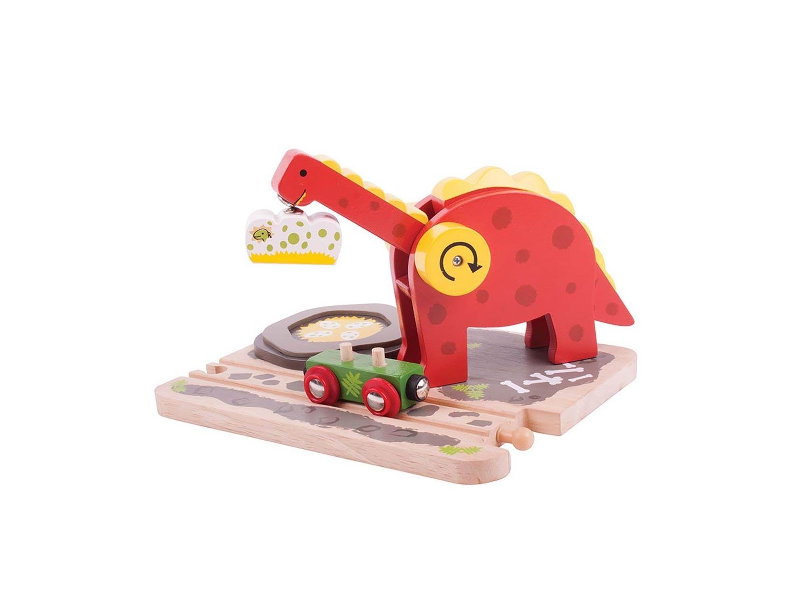 Bigjigs Wooden Dino Crane