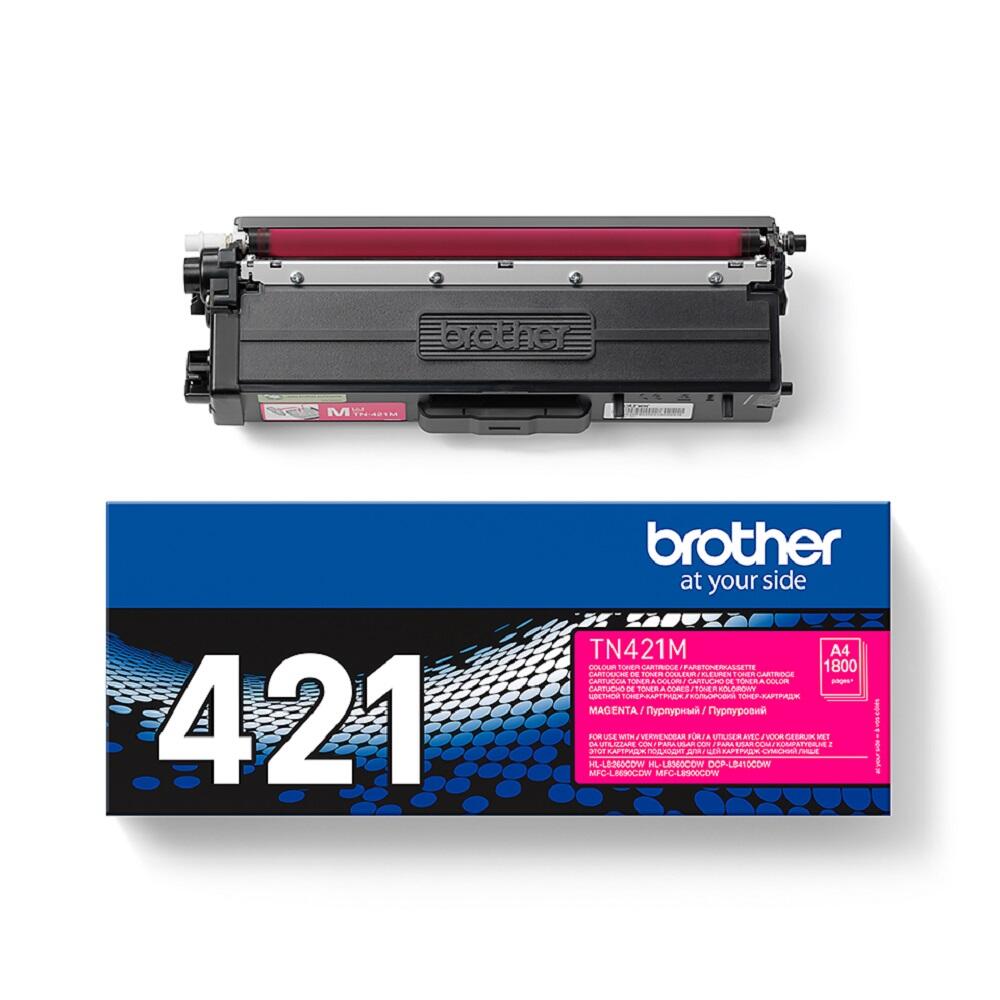 Brother Original TN421M Toner magenta 1.800 Seiten (für HL-L8260CDW, L8360CDW)(TN421M)